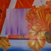 Salsa, acrylic and oil on canvas, private collection.