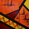 Serie Petrodorado, acrylic, private collection
