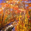 The River in My Dreams. Serie Petrodorado. Acrylic on canvas