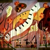 In Music ll, acrylic, private collection