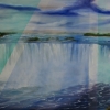 Niagara Fall,oil on canvas