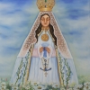 Virgen del Valle, oil on canvas